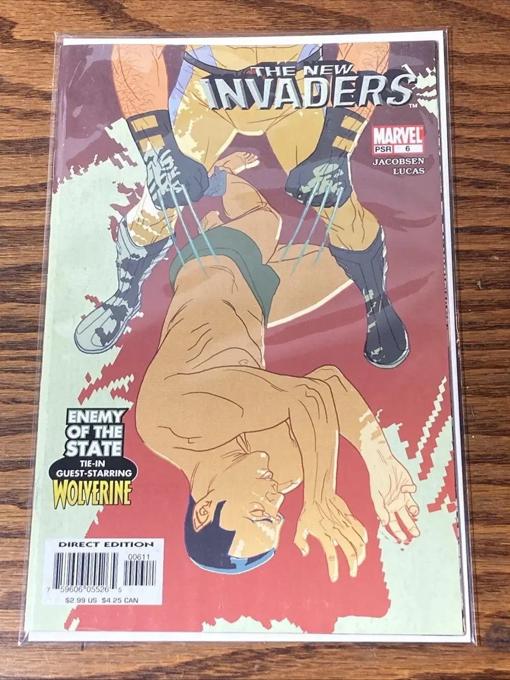 The New Invaders #6 with Wolverine! 2005 Marvel Comic